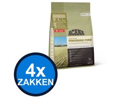 4x Acana - Singles Yorkshire Pork - Hondenvoer Droogvoer - 2 kg
