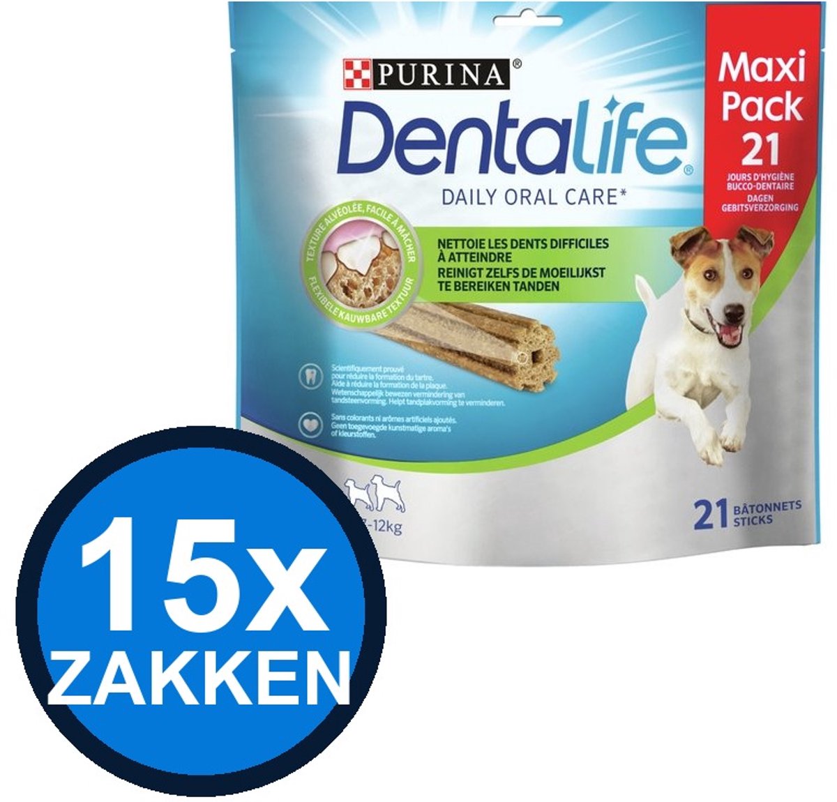 15x Dentalife - Small Loyalty Pack Hondensnack - Hondenvoer Snacks - 345 g