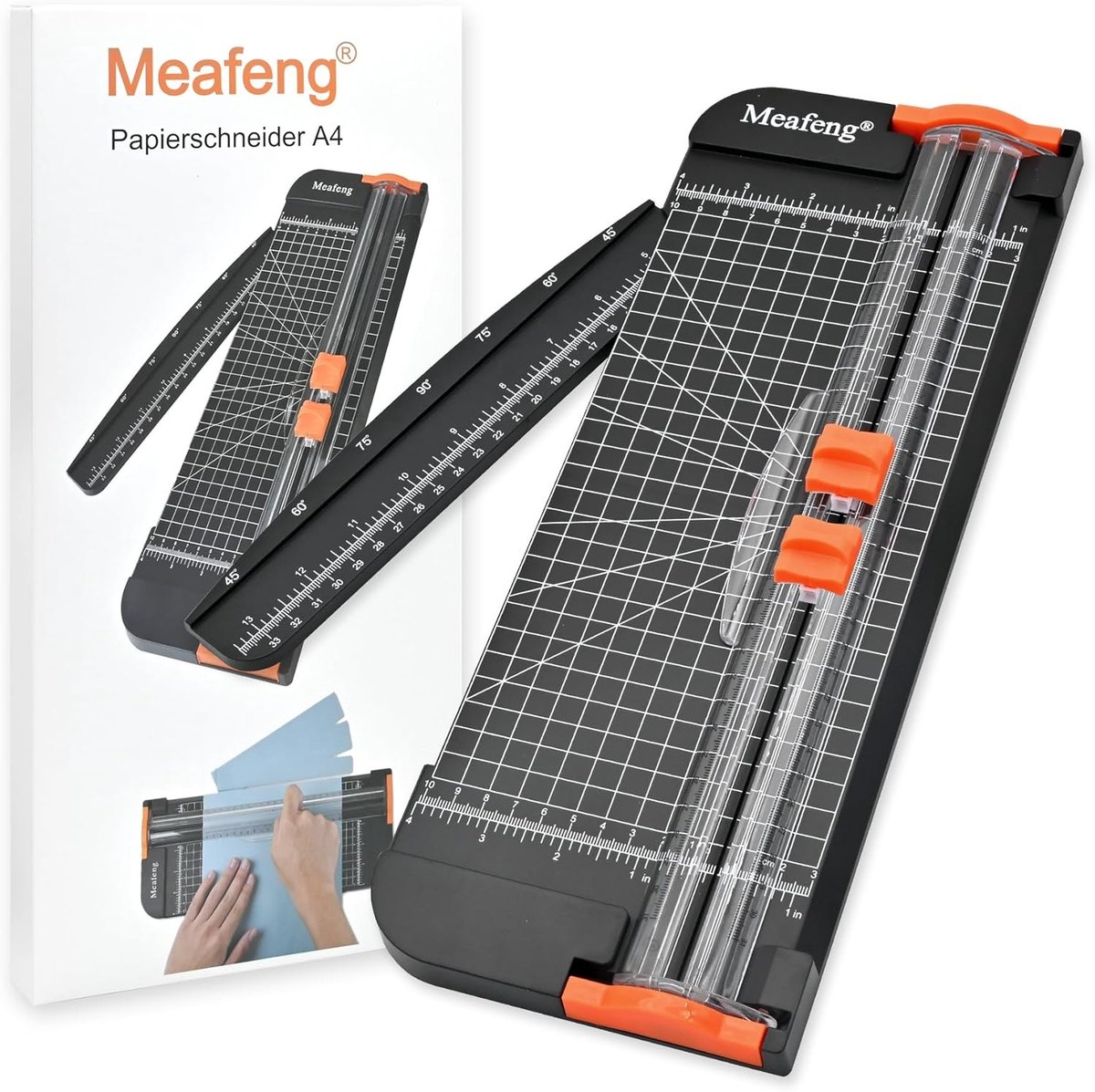 Papiersnijder 12 Inch - Titaniumlegering - Automatische Veiligheidsbescherming - Nauwkeurige Snede - Voor Knutselprojecten