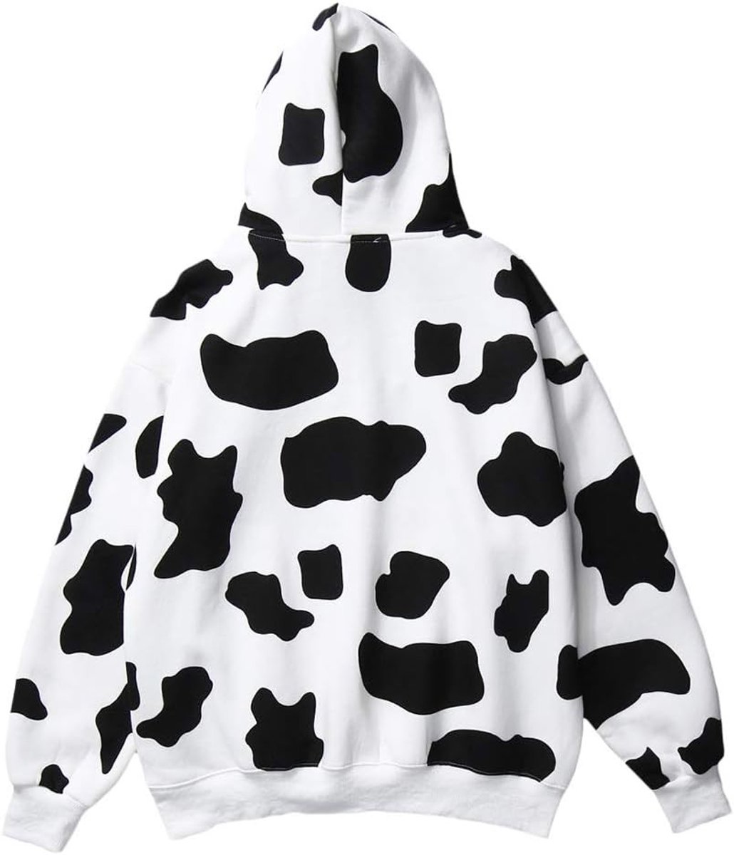Hooded Pullover voor Volwassenen met Trekkoord en Lange Mouwen, Wit, Maat L - Comfortabele Casual Outfit voor Elke Gelegenheid