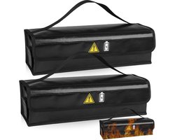 2 stuks e-bike accutas: Vuurvaste E-bike Accutas voor Veilig Opslag en Transport, Afmeting: 49*15*15CM