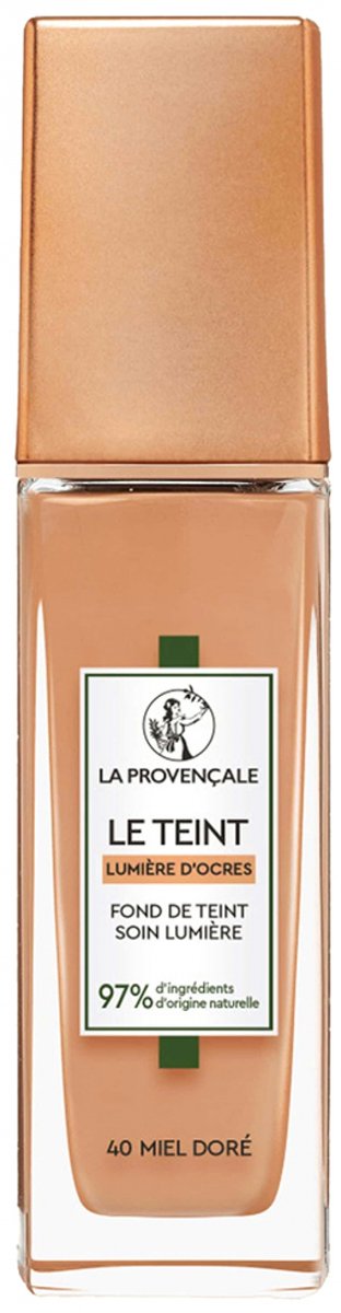 La Provençale Bio Le Fond de Teint Lumière 30 ml (Tint : 40 Gouden honing)