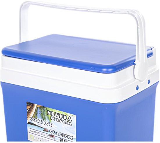 CM Iceberg koelbox - 20L - kunststof - blauw - 24 x 38 x 27 cm van CM — afbeelding 2