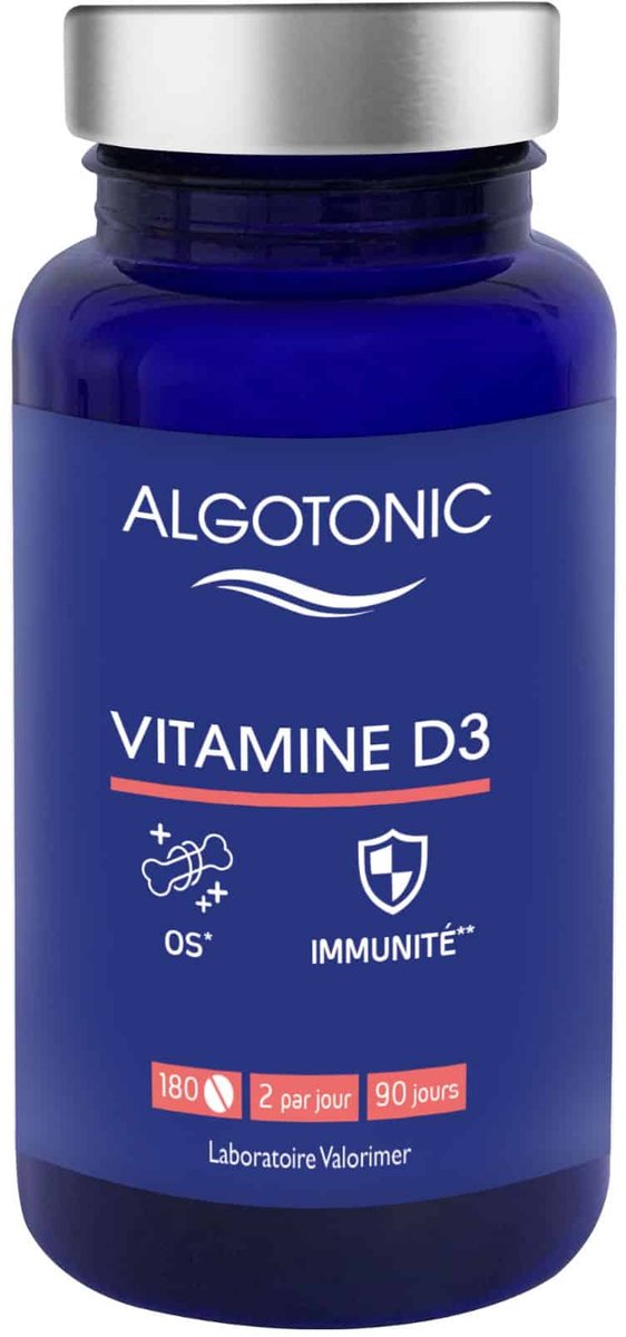 Vitamine D3 Tabletten - Voedingssupplement 1000 IE - Natuurlijke Korstmosbron - Ondersteunt Immuunsysteem En Botten - Voor Het Hele Gezin