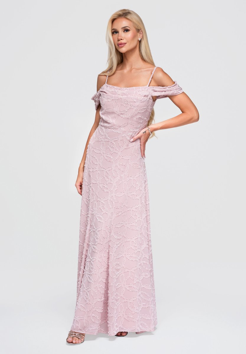 LARICA Jurk - Rits - Gebloemd - Jurk Roze M