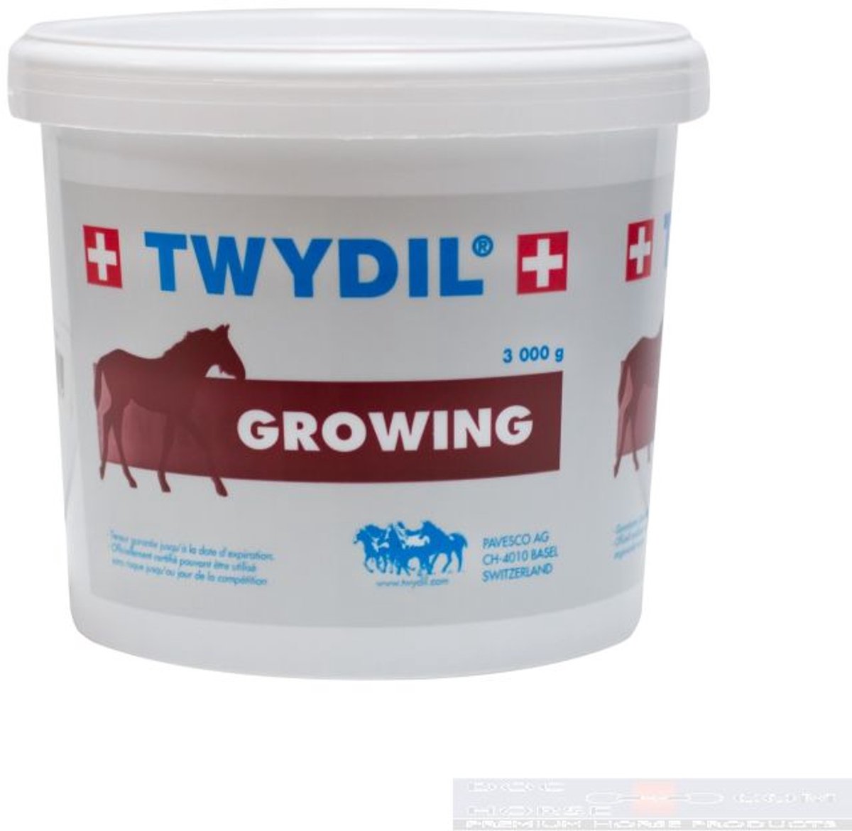 Twydil Growing 3Kg - Dagelijks vitamine- en mineraalsupplement voor groeiende paarden