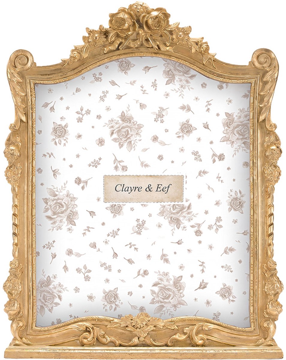 Clayre & Eef Fotolijst Goudkleurig Kunststof