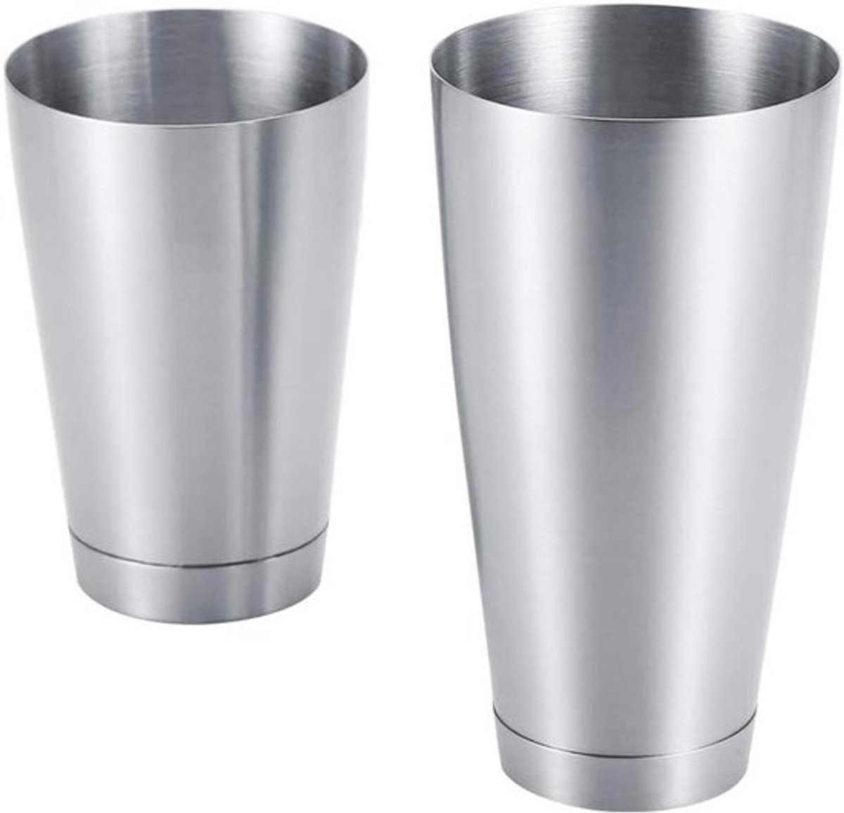 Roestvrij stalen shaker set 600/750 ml Allecto Plus