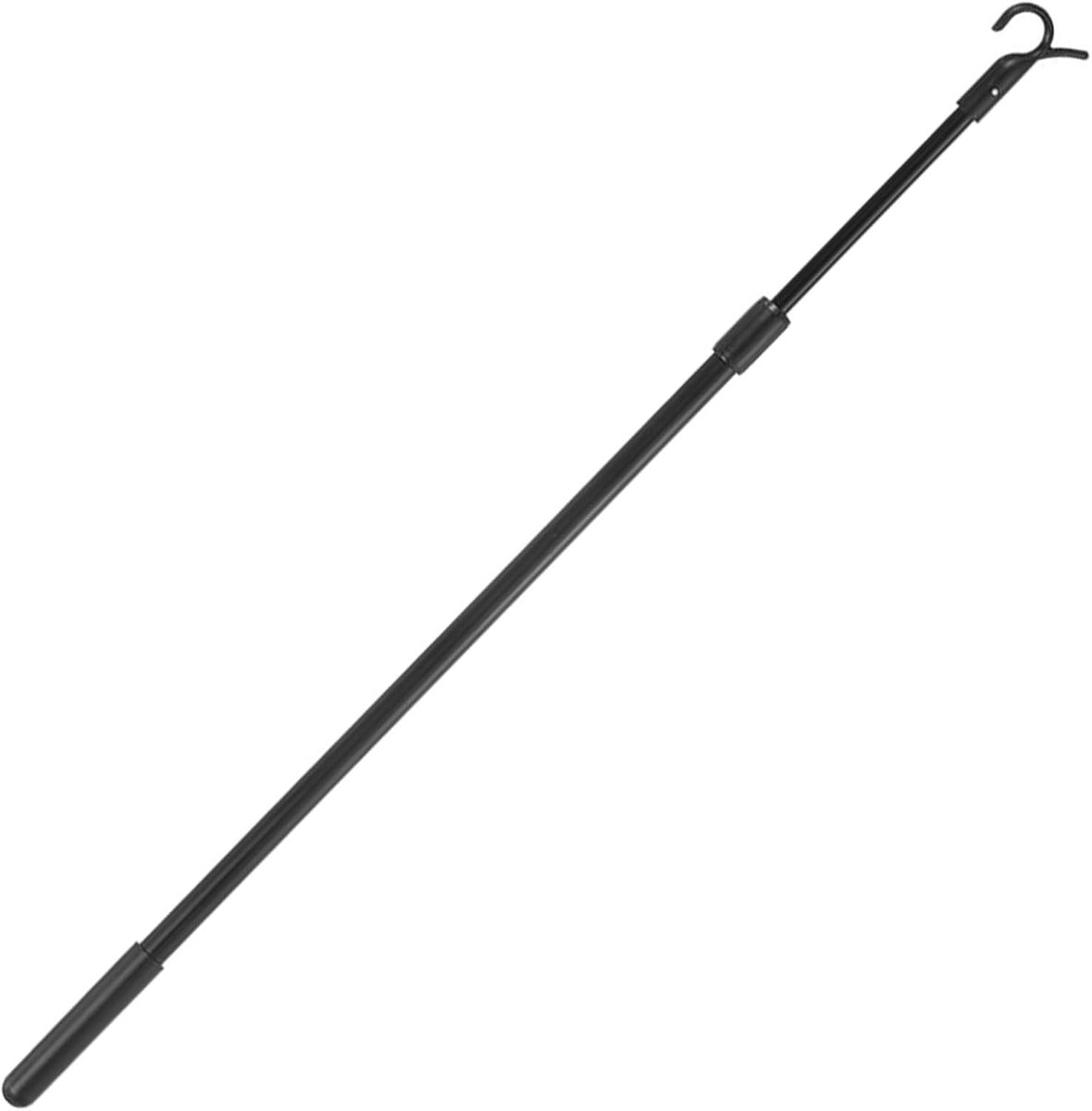 Trekstang voor Rolluiken - Bedieningsstang Luiken - Vensters Bediening - Verstelbare Lengte - 357-60 cm - Zwart