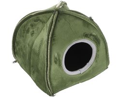 Hamster Nest - Klein Huisdier Bed - Dieren Welzijn - Winddichte Voering - 21 x 20 x 19 cm - Groen