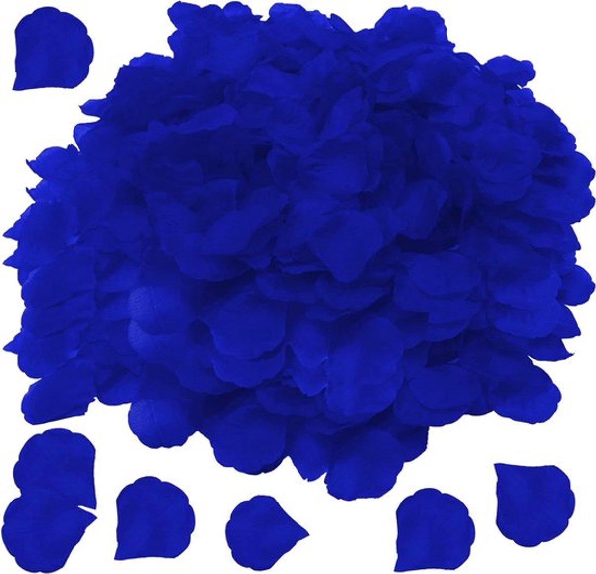 Allecto Plus - Kunstmatige Rozenblaadjes 3000 Stuks Blauw - Decoratie Bruiloft