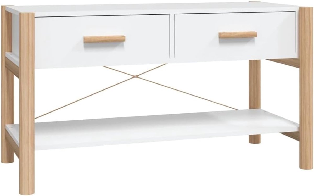 Tv-kast - Mediameubel - Woonkamer Inrichten - Duurzaam Houtmateriaal - 82 x 38 x 45 cm - Wit