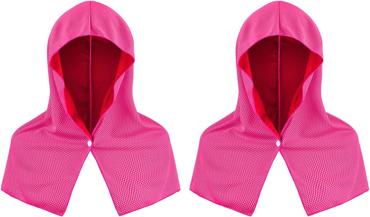 Verkoelende Sjaal - Halsdoek Hoofddoek - Activiteiten Buiten - Directe Koeling - 2 Stuks 63x30cm - Meerdere Kleuren