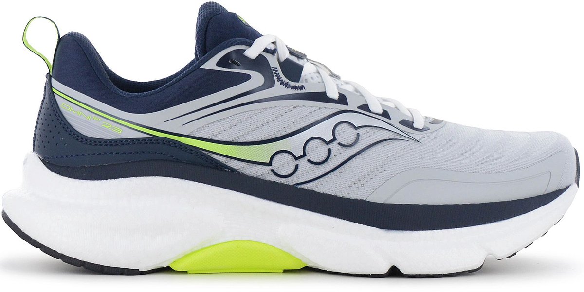 Saucony Omni 23 ST Heren Hardloopschoenen Running Schoenen S21072-125 Grijs