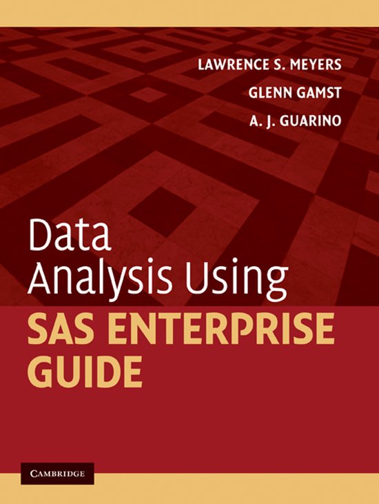 Data Analysis Using Sas Enterprise Guide - cover