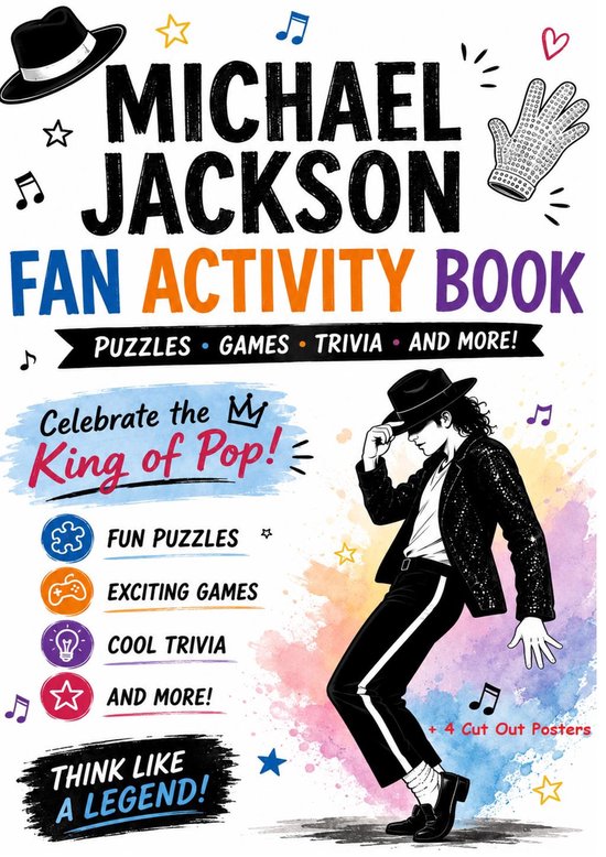 Michael Jackson Fan Activity Book - cover