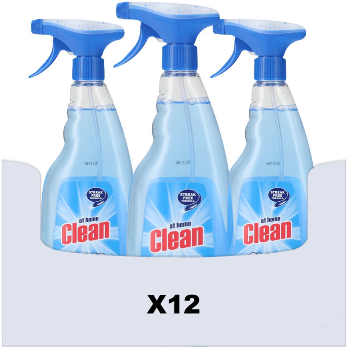 At Home Glass Spray - 12 x 750 ml - Voordeelverpakking