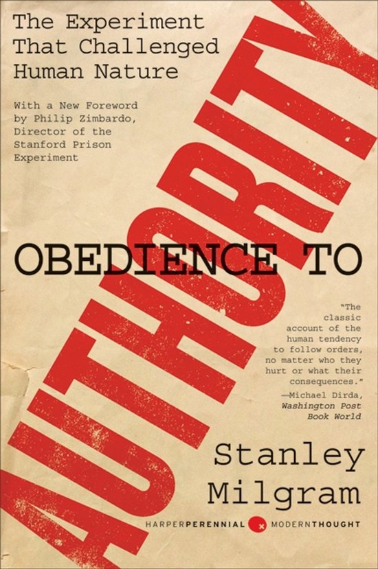 Obedience to Authority - cover