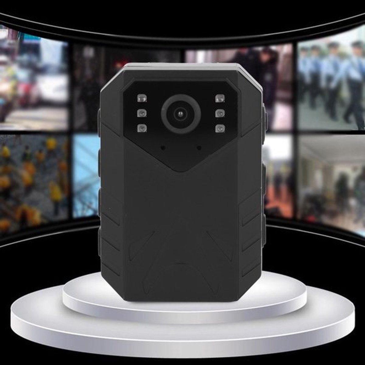 Dailygoody Draagbaar Politie-Lichaamscamera 4K
