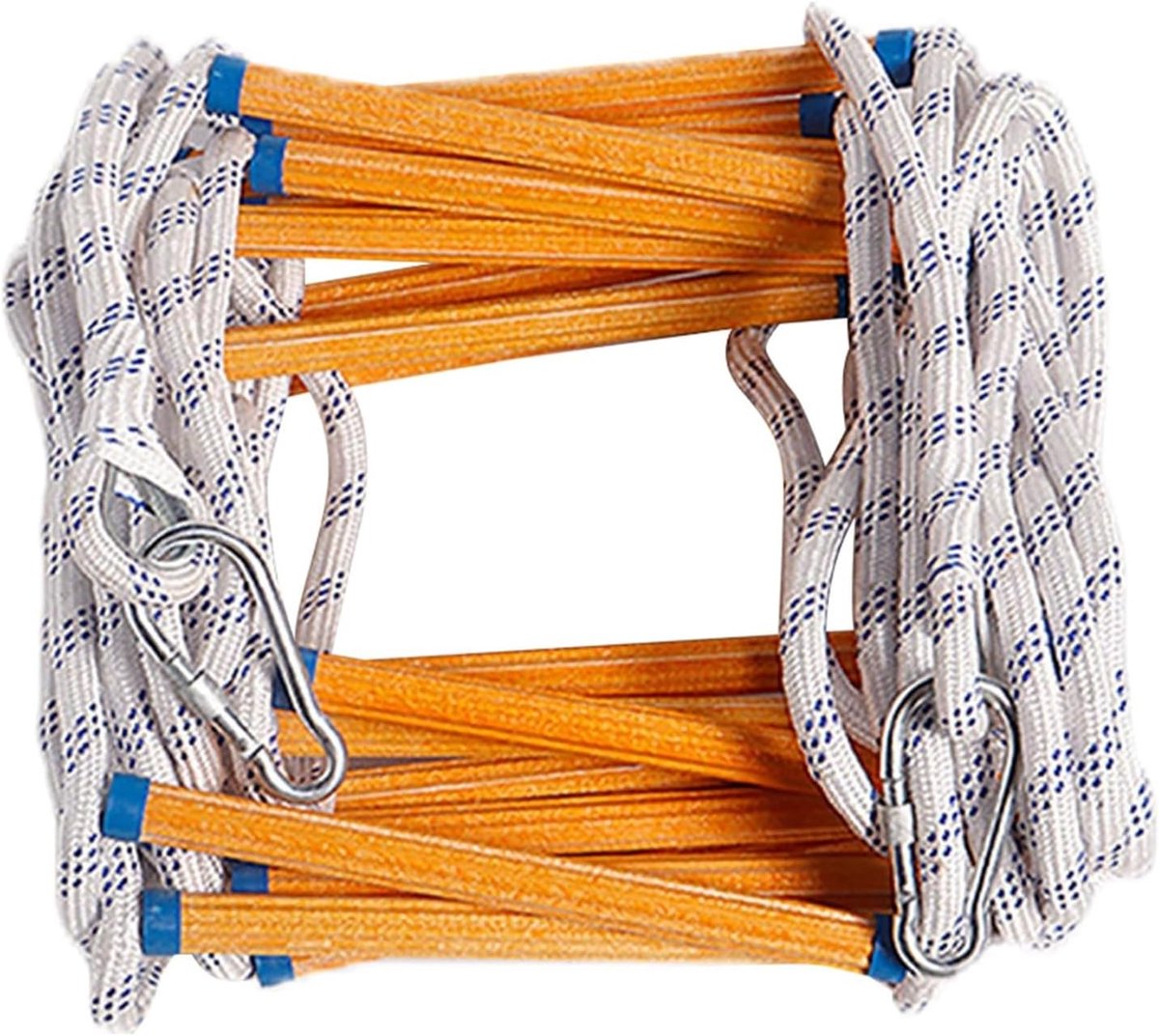 Noodladder Vluchtladder - Veiligheidsladder Brandtrap - Snelle Ontsnapping - Hoge Draagkracht - 5 Meter - Wit