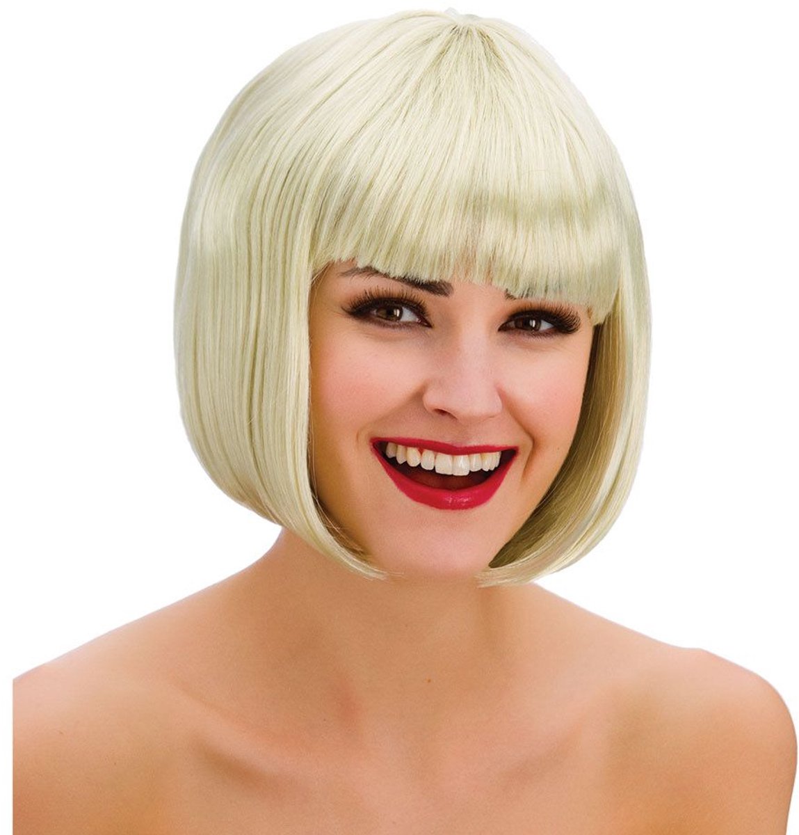 Pruik Diva boblijn blond