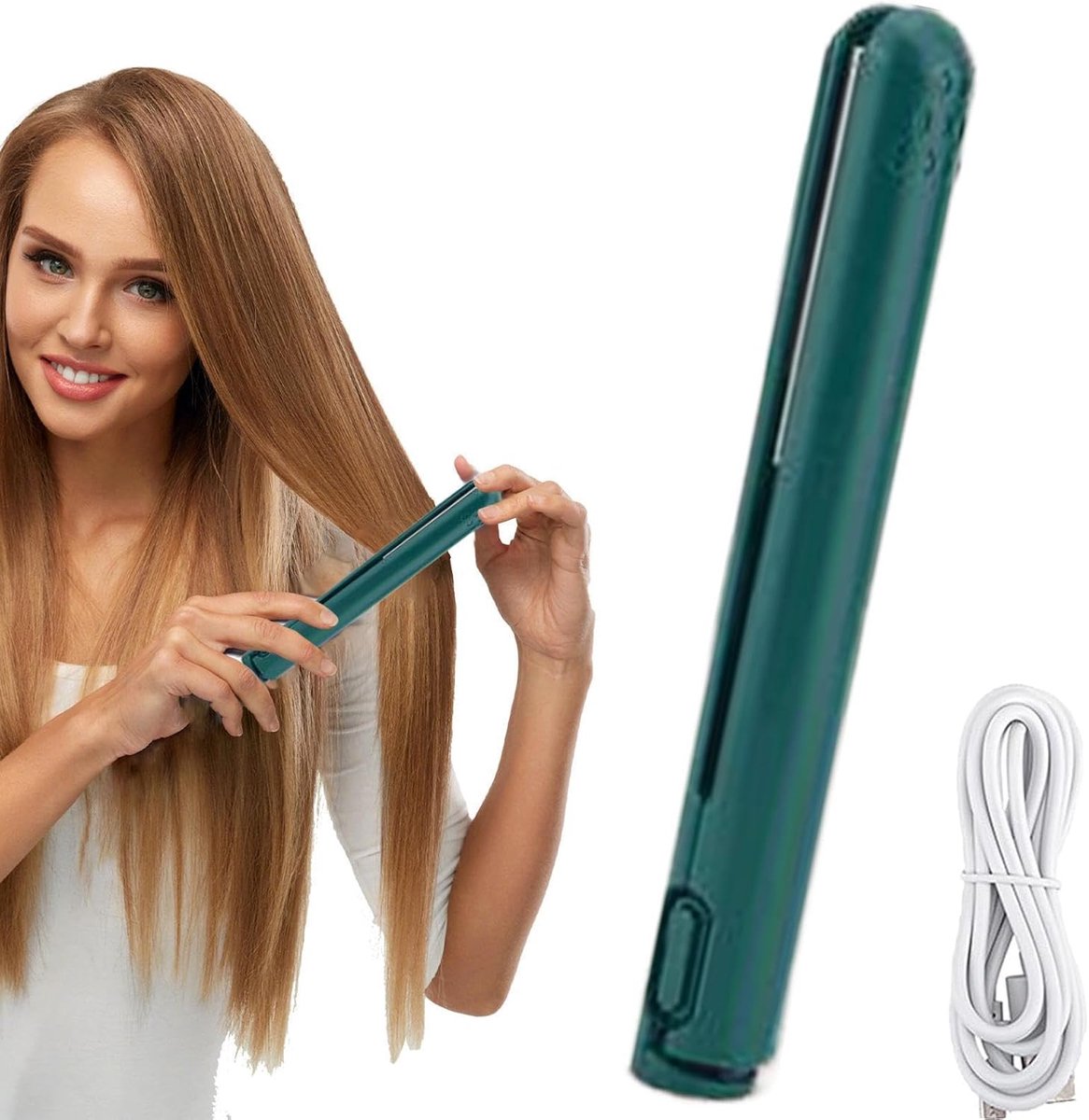 Haarstyling Tool - Krul en Stijl - Dagelijkse Haarstyling - 2-in-1 Functionaliteit - Compact Mini - Zwart
