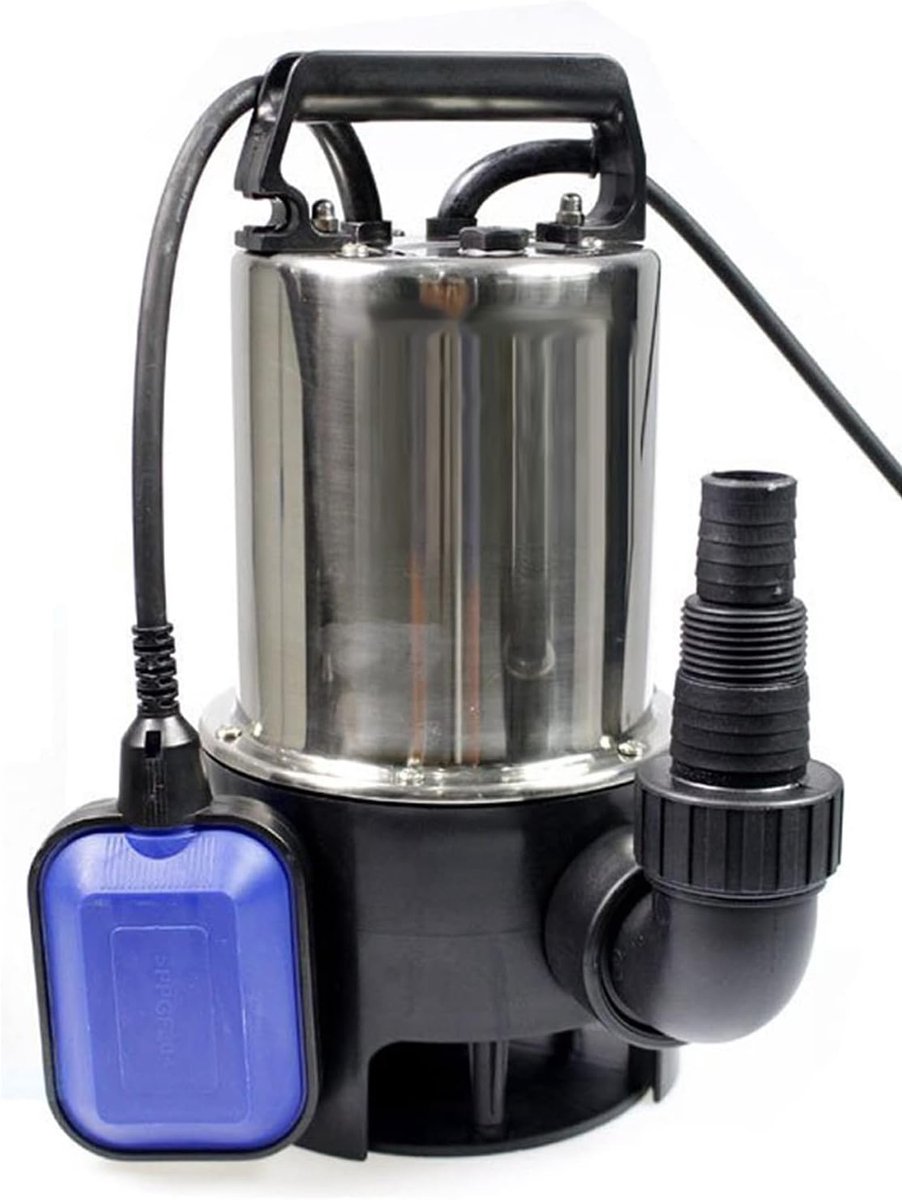 Elektrische Dompelpomp - Vuilwaterpomp - Water Verplaatsen - Automatische Uitschakeling - 10500 L/u - Zilver