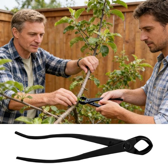 Tuinschaar Bypass - Handschaar Boomschaar - Takken Snoeien - Roestvrije Constructie - 20.5 cm Lengte van Tuinschaar — afbeelding 3