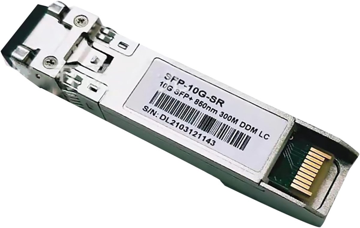 Netwerk Module - Zendontvanger SFP - Snelle Dataoverdracht - Energiezuinig Ontwerp - 300 Meter - Zilver