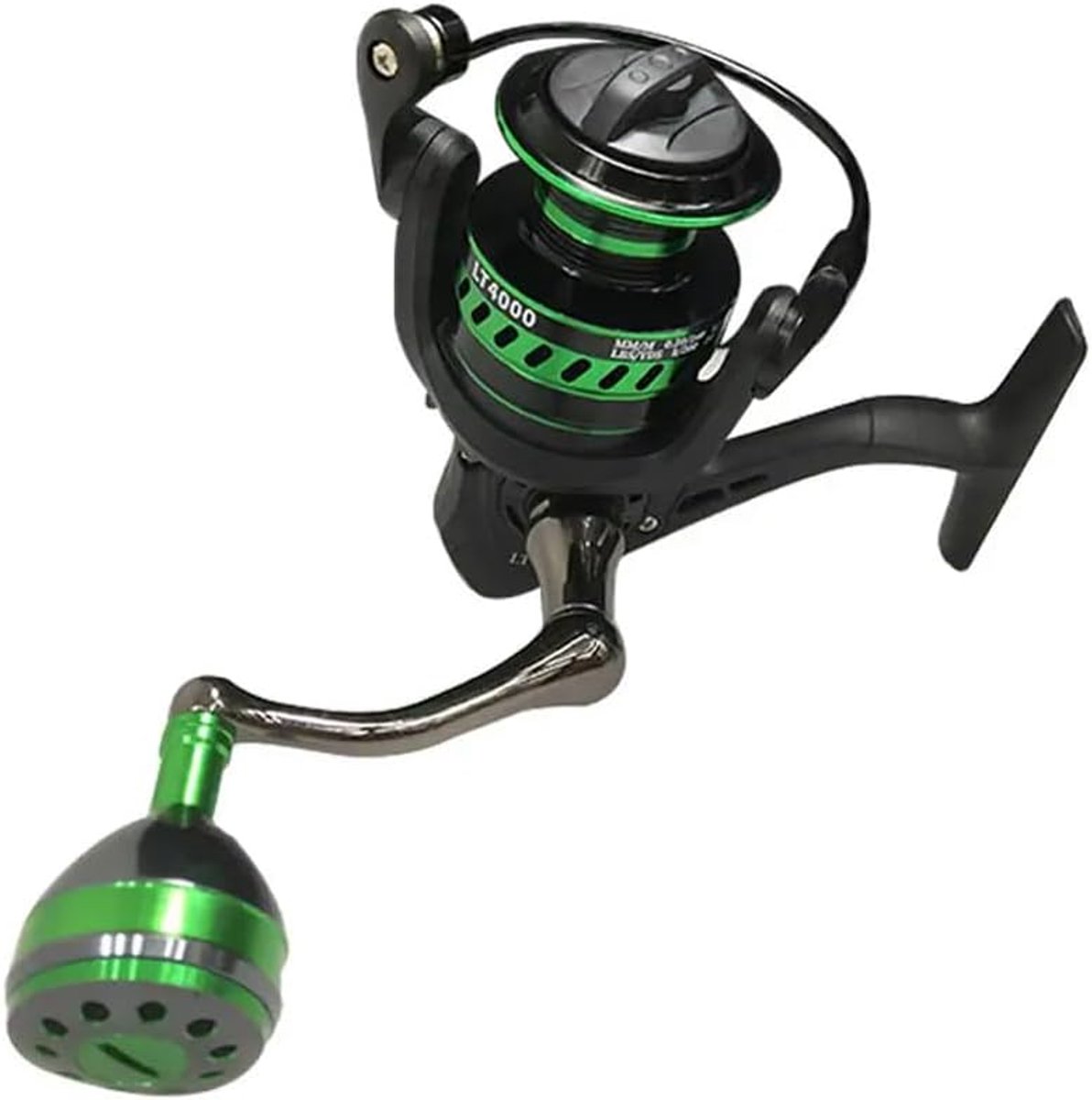 Vismolen - Reel - Vissen Trolling - Hoge Overbrenging - 200 gram - Groen Blauw