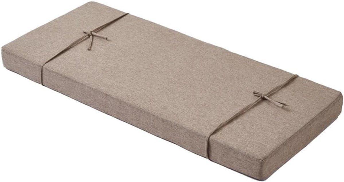 Hoogwaardig Kussen - Zitkussen Bank - Comfortabel Zitten - Waterafstotend Katoen-linnen - 101.6 x 61 cm - Khaki