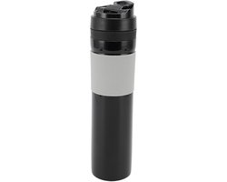 Draagbare Koffiezetter - Franse Pers - Geniet van Koffie - Food Grade Materiaal - 350 ml - Zwart