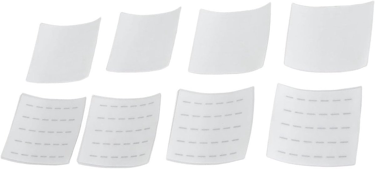Zelfklevende Wimperstrips - Valse Wimpers Strips - Wimpers Aanbrengen - Geen Lijm Nodig - 240 Segmenten - Zwart Transparant