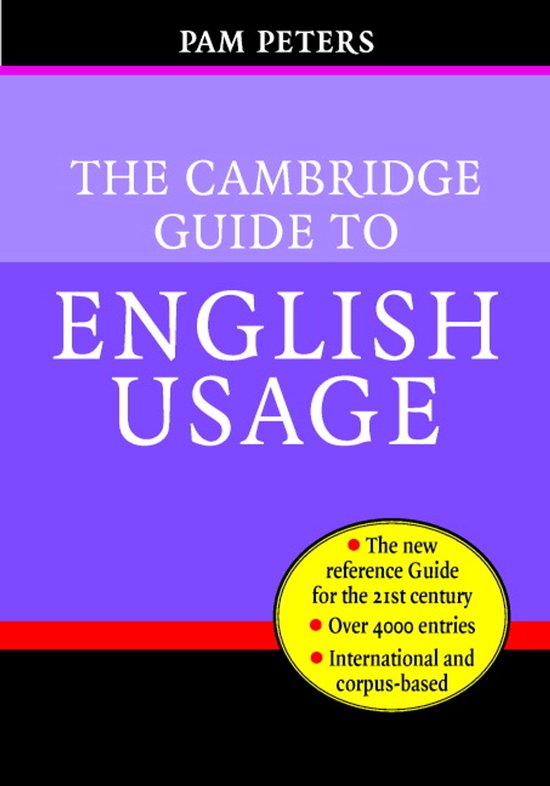 Cambridge Guide To English Usage - cover