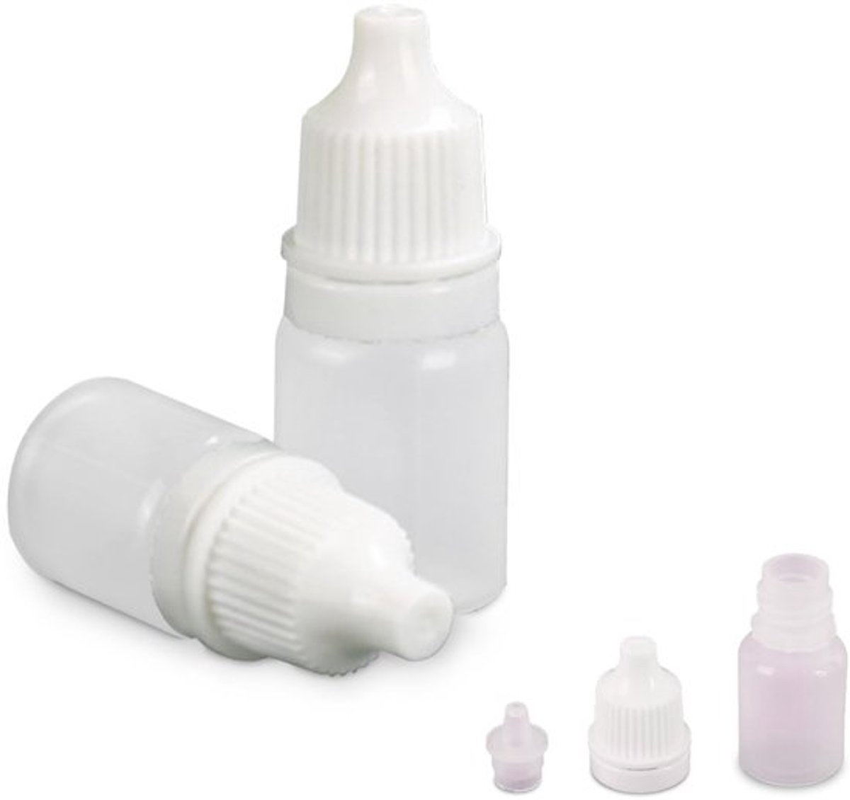 Solidchoice - Dailygoody - Lege Plastic Druppelflessen - 100 Stuks - Voor