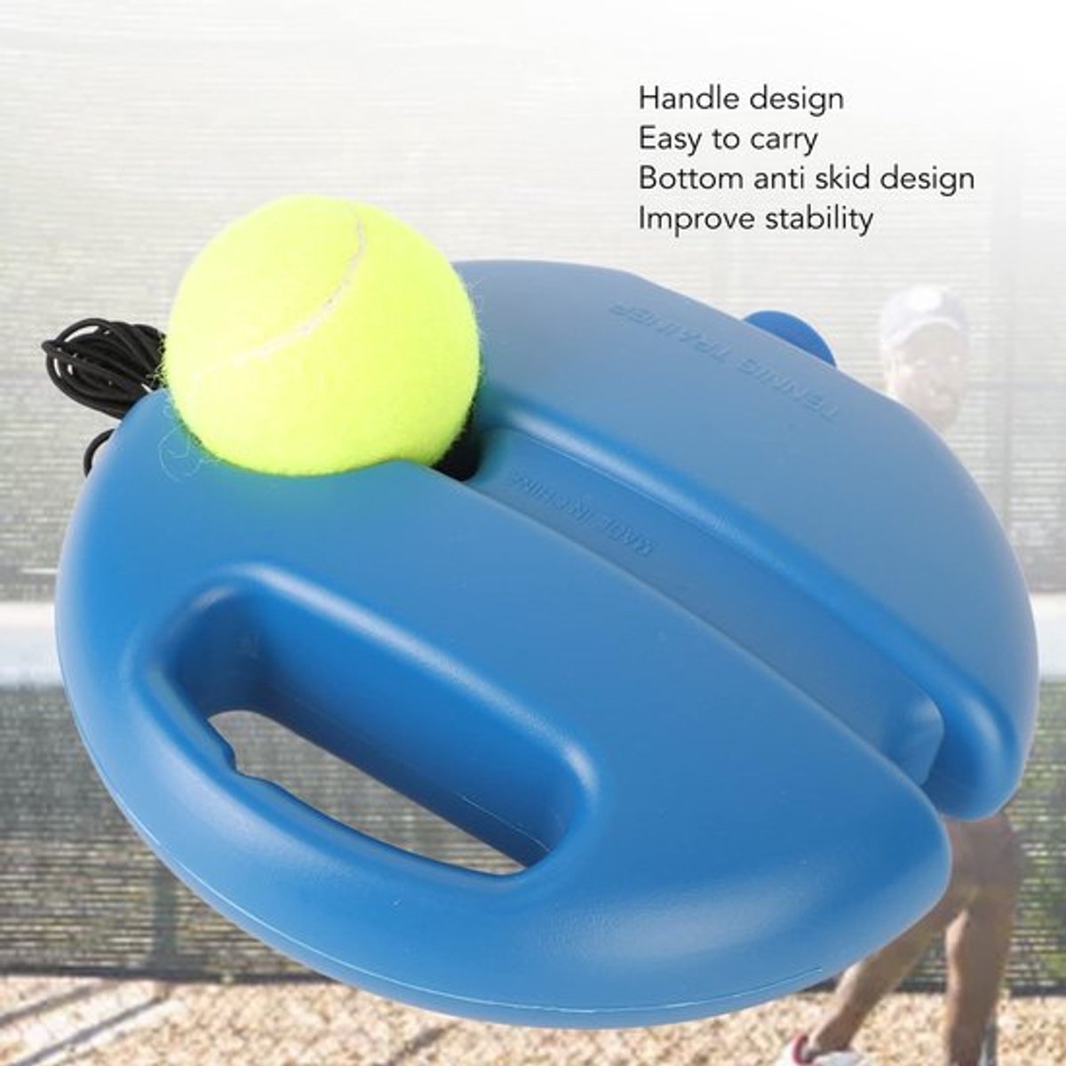 Vt products - Zelfoefenend tennistrainingsapparaat - Lichtgewicht en eenvoudig te