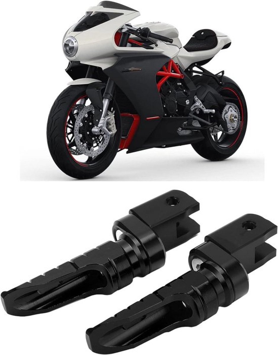 Vt products - Voorste Voetsteunen - Motorfiets Voetsteunen - Aluminium Vervanging
