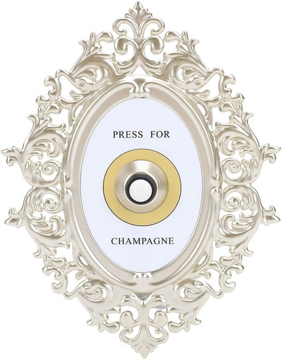Druk op champagneknop - decoratieve deurbel SPHProducts