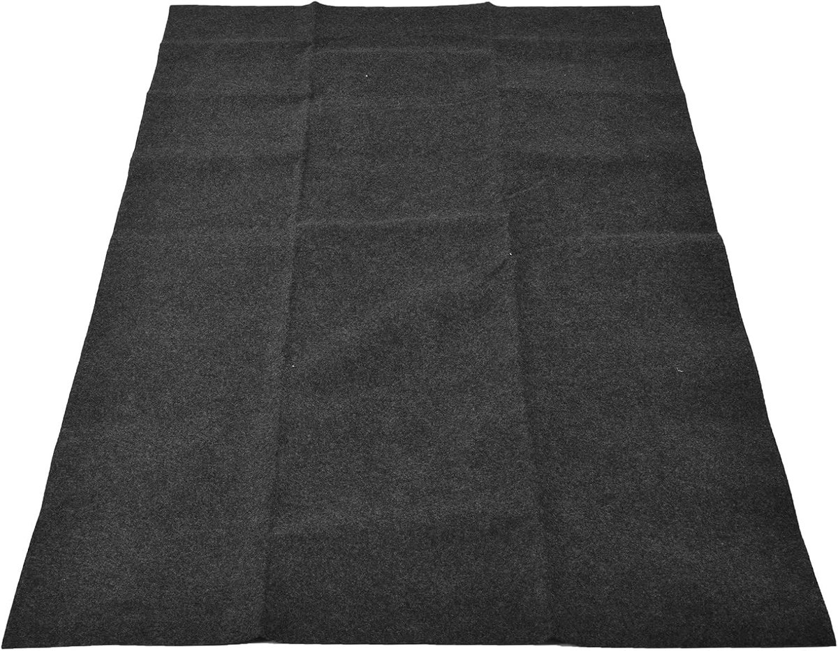 Onder Grill Mat BBQ Vloermat Outdoor Koken Vlamvertragend Materiaal 152 x 91 CM Grijs