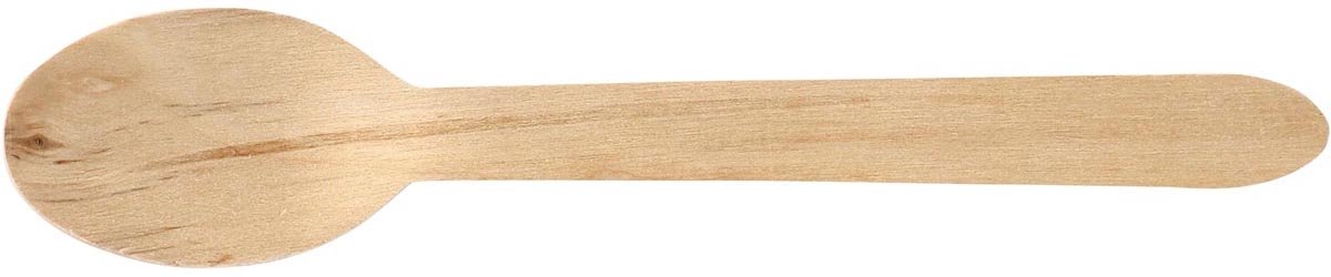 Lepel uit hout | 16 | 5 cm | pak van 250 stuks