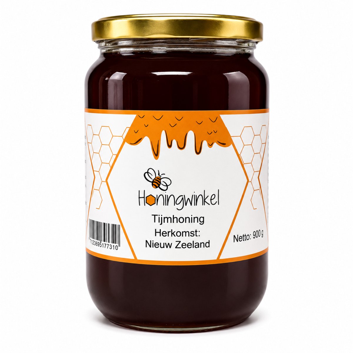 Tijmhoning 900g Nieuw-Zeeland Honingwinkel (vloeibaar)