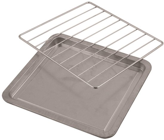 Esperanza CALZONE Mini Oven - 10 Liter - 800W - Compacte Elektrische Oven met Timer - Inclusief Bakplaat & Grillrooster - Zwart — afbeelding 5