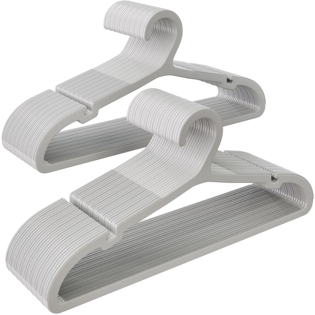 Dailygoods - Kledinghangers Set - Antislip Plastic Hangers, 50 Stuks