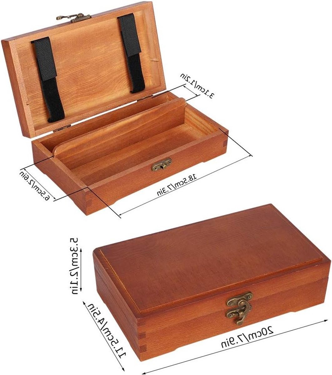 Houten Opbergdoos voor Sieraden en Potloden, Creatieve Teken- en Knutselbox voor Organisatie — afbeelding 3