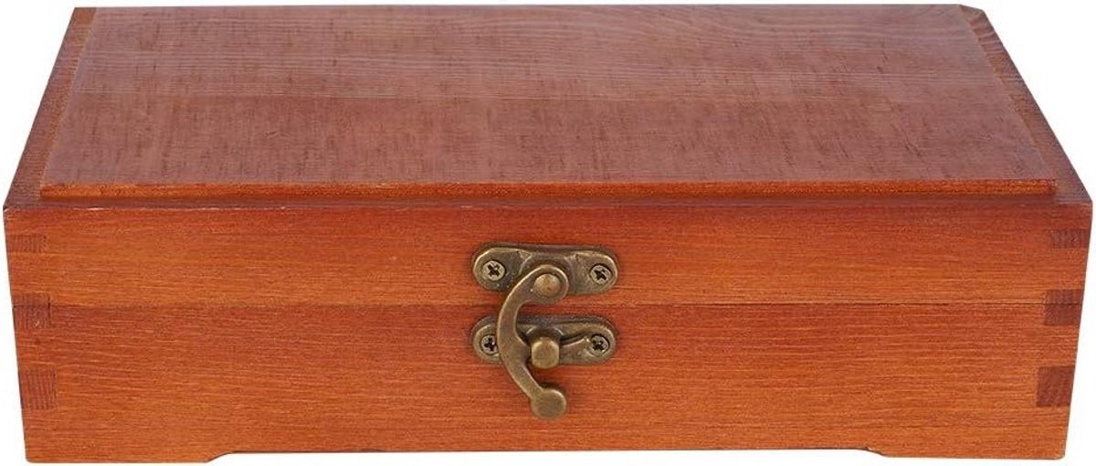 Houten Opbergdoos voor Sieraden en Potloden, Creatieve Teken- en Knutselbox voor Organisatie — afbeelding 8