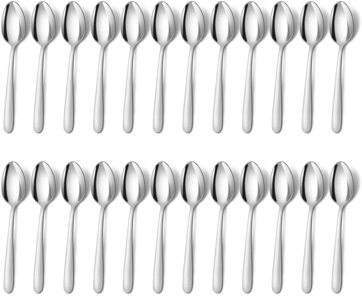 Dailygoods - Theelepels Set van 24 - Roestvrijstalen Koffielepels Vaatwasmachinebestendig