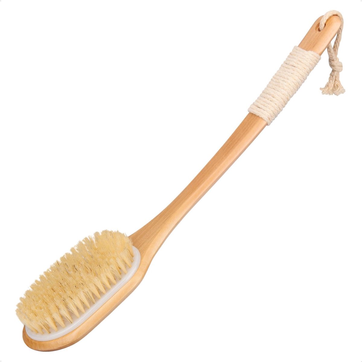 Dailygoods - Rugborstel met Lange Steel en Natuurlijke Haren voor Douche