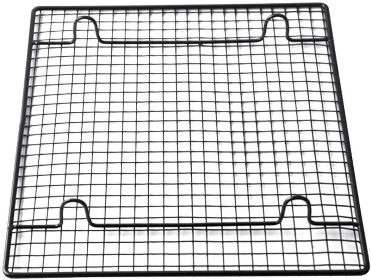 Koelrek RVS Bakrek Oven Eten Afkoelen Vaatwasserbestendig 26x23cm Zilver