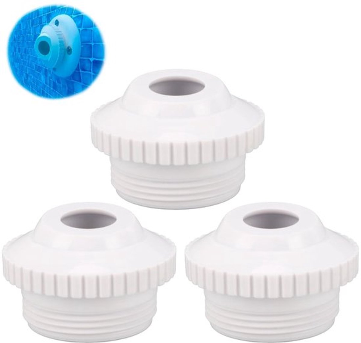 IMstore - Pool Jet Nozzles Set - Directionele Waterstroom - Kunststof - Rotating