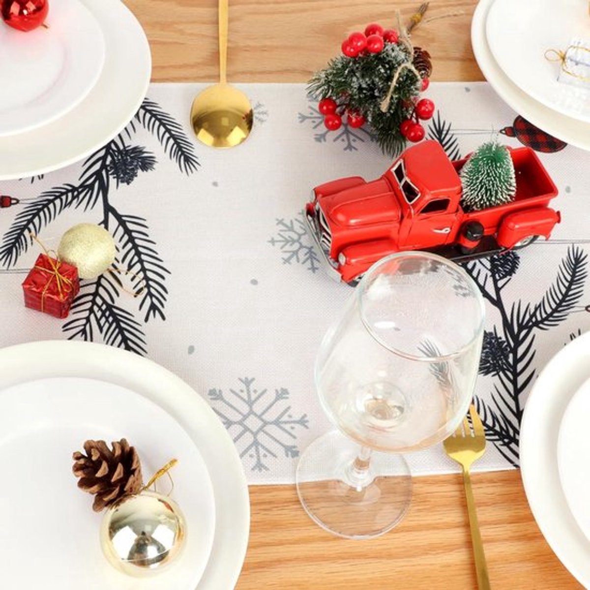 Tafelloper Kerst Xmas Decoraties Inovra Plus Winter